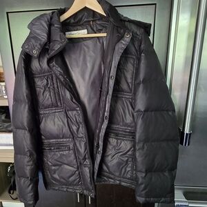Kenneth Cole New York Black Puffer Jacket
